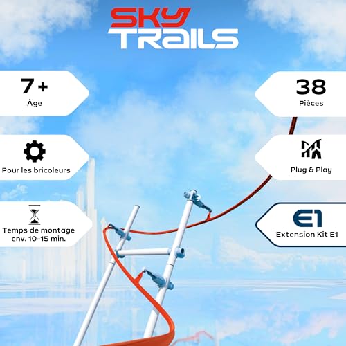 Sky Trails | Construction Pack | Jouets de Construction & Set d'accessoires à Construire | Crée Ton Propre Monde Sky Trails personnalisé et Plein d'imagination | 71975 - vue 2