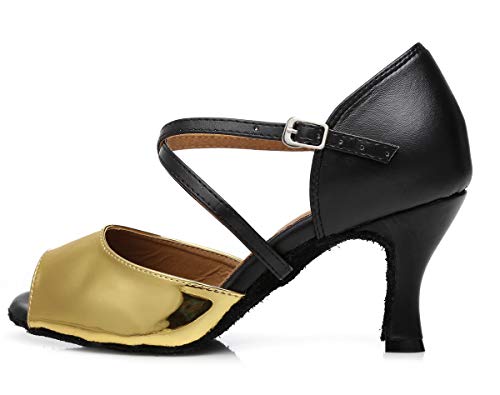 Sandales à talon évasé pour danse latine et salsa L307 - 5