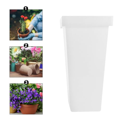 Cubo de flores decorativo creativo y resistente con diseño moderno 8