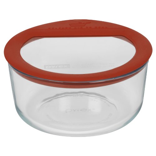 Pyrex Premium 4-Cup Round Glass Food Storage