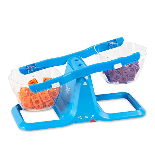 hand2mind Blue Nestable Bucket Balance, Clear Double Bucket Balance Scale for Liquids and Solids, Easy to Assemble Kids Scale, Space Saving Storage Base, Balance Scale for Classroom (Set of 1) by hand2mind - Image 4