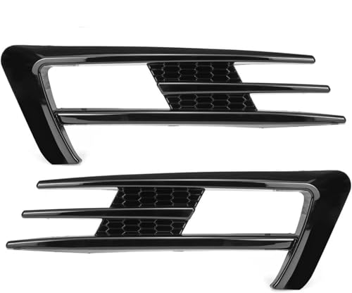 Cubierta de luz antiniebla para Golf 7 MK7 GTI 2014 a 2017 en color negro brillante