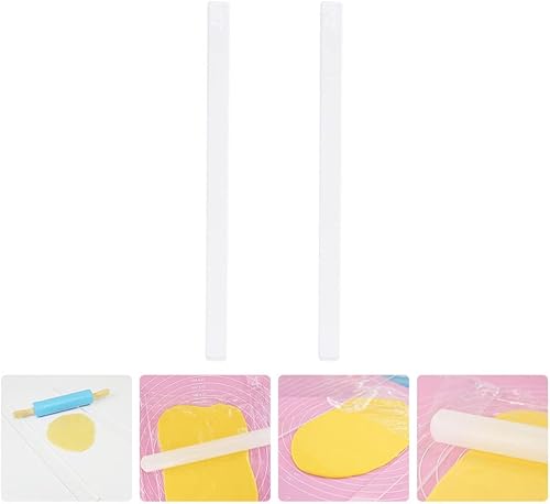 Miniatura 8 de Snack Crackers - Juego de 2 niveladores de pasta y fondant de 0.157 pulgadas (0.157 in), tiras de masa medidoras acrílicas, guías de pastilla,