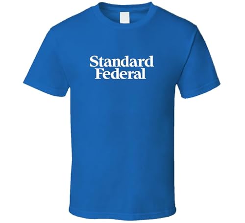 Standard Federal Bank Detroit Nostalgia T Shirt L White