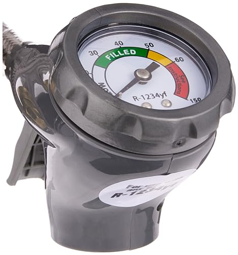 InterDynamics Certified AC Pro Car Air Conditioner R1234YF Refrigerant Gauge and Hose, Reusable AC Recharge Kit, 72 in by A/C Pro - Image 2