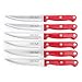 The Pioneer Woman Cowboy Rustic Cutlery Set, 14-Piece, Red