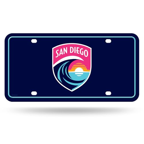 San Diego Wave FC étiquette de voiture plaque métal 15,2 x 30,5 cm camion