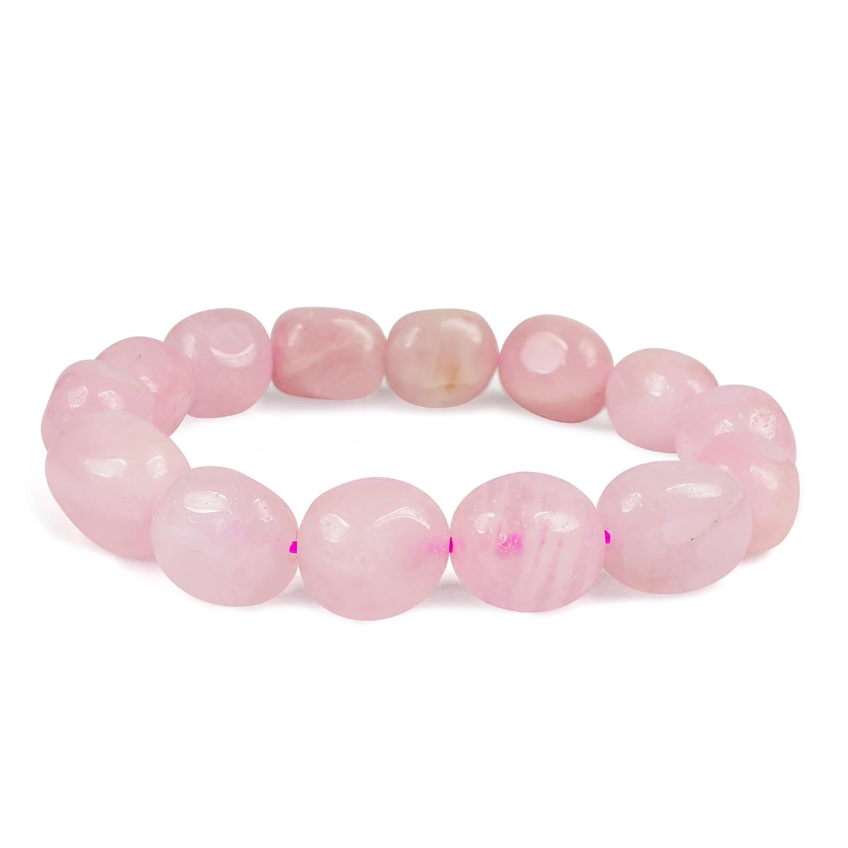 Reiki Crystal Products Rose Quartz Bracelet Crystal Stone Tumble Bracelet For Reiki Healing And Crystal Healing For Unisex Adult (Color : Pink) (B07S7WJ5S5) Amazon Price History, Amazon Price Tracker