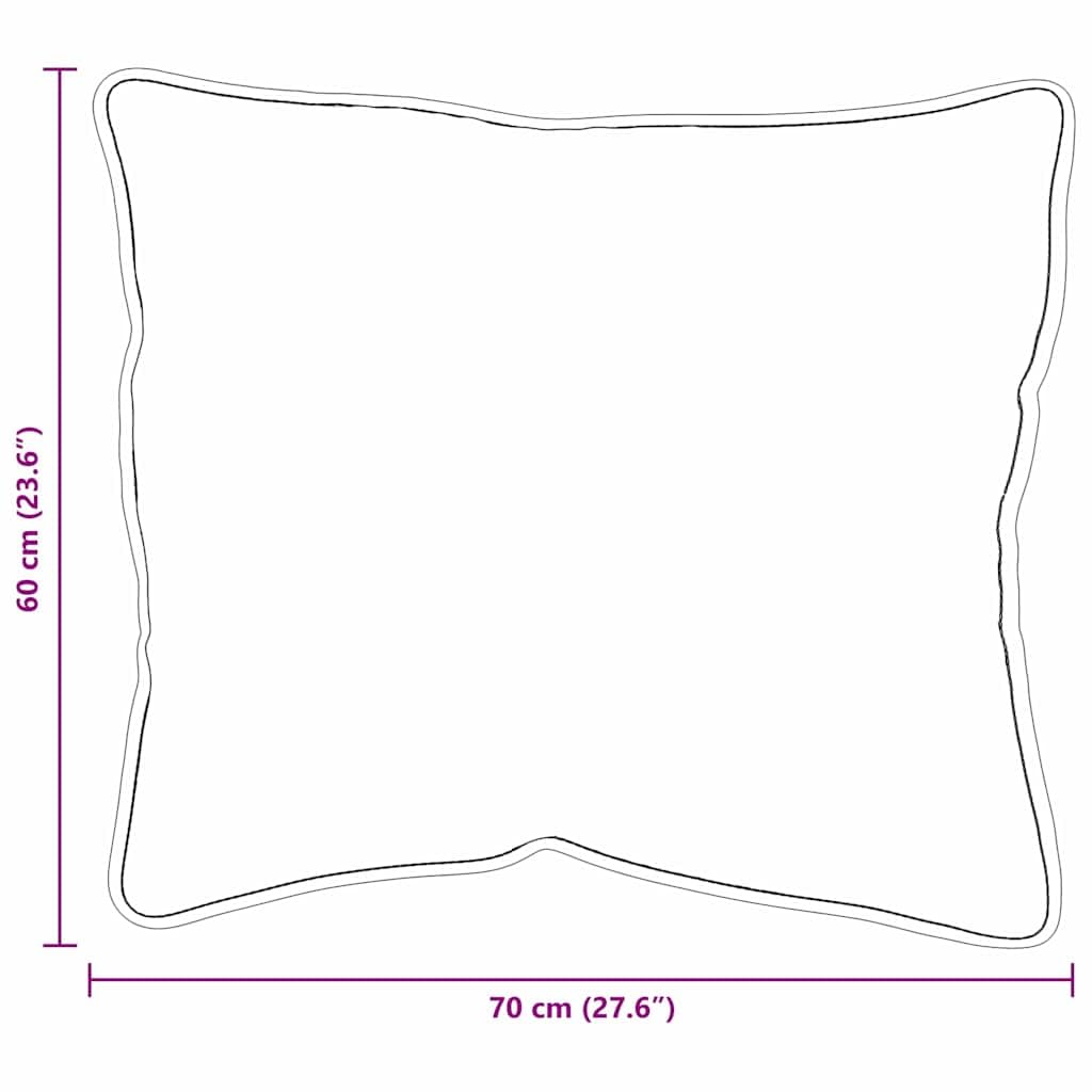 2 almohadas blancas 70 x 60 x 20 cm algodón poliéster almohada para dormir de lado, almohada de cama con relleno de poliéster suave, almohada cama para dormitorio y habitación de invitados