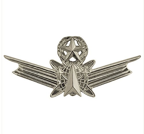Insigne Space Master Air Force miniature finition miroir, le cadeau militaire idéal