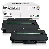 Inktoneram Compatible Toner Cartridges Replacement for Samsung D103L MLT-D103L ML-2955ND ML-2955DW SCX-4728FD SCX-4729FW SCX-4729FD ML-2951ND ML-2951D ML-2950D ML-2950ND (Black, 2-Pack)