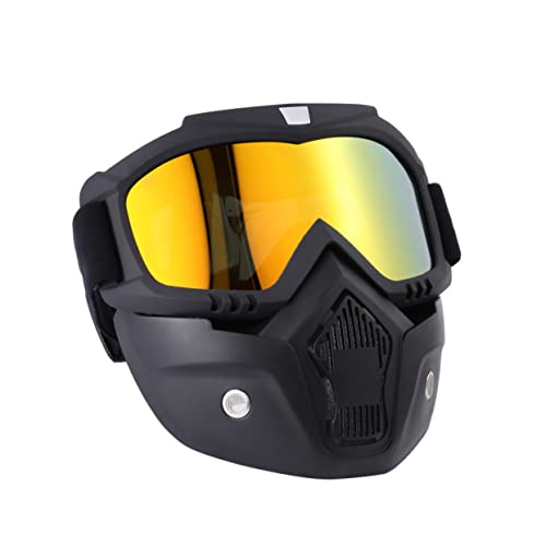 HAWILLOSCH gafas de moda gafas de para hombre motocicleta gafas de protección gafas de motocross montaña polarizado equitación Gafas de esquí retro protector de ojos gafas protectoras