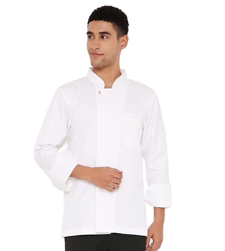 Image of Associated Uniforms Premium Plain Full sleeve Chef Coat (Chef Jacket - Smart Fit)