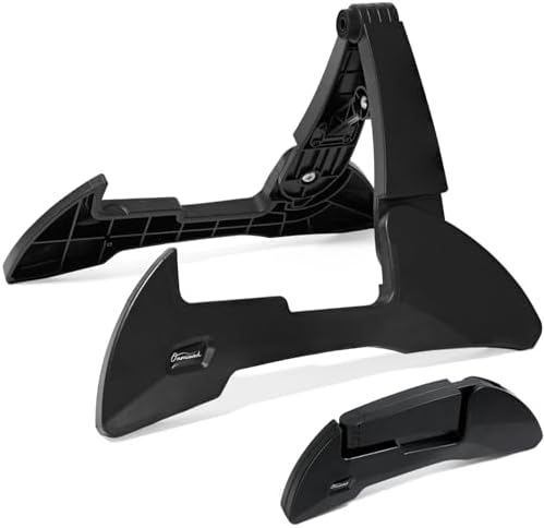 Guitar Stand, Foldable Guitar Stand with Adjustable 2-Width, Sturdy Electric Guitar Stand, Portable Acoustic Guitar Stand Compatible with Guitar, Bass, Ukulele, Banjo, Guitar Accessories Gift