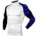 DRSKIN UV Sun Protection Long Sleeve Top Shirts Skins Tee Compression Base Layer (RSW-MBU111-1, 3XL)