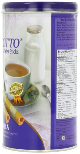 Biscotto Wafer Stick, Vanilla, 13.05 Ounce (Pack of 12)