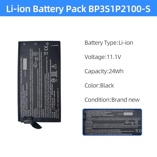 NBULBL BP3S1P2100-S BP3S1P2100 Laptop Replacement Battery for Getac V110 V110C Series Rugged Notebook 441129000001 3ICP6/51/61 [11.1V 24Wh] by NBULBL - Image 2