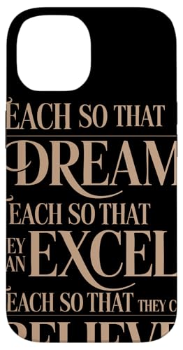 Teach So That They Can Dream Excel Believe ���t ���`�x�[�V���� �X�}�z�P�[�X iPhone 14 �p