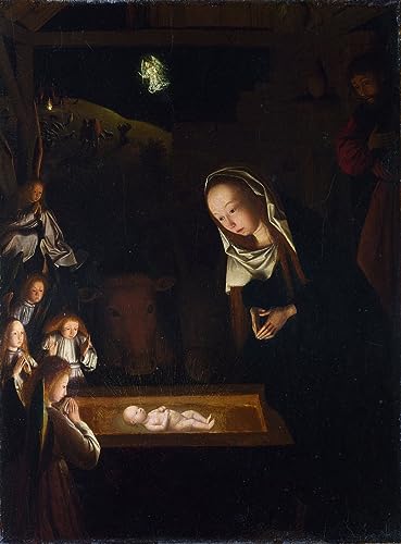 Affiches et gravures Geburt Christi Geertgen Tot Sint Jans, cadeau idéal art 60x90cm