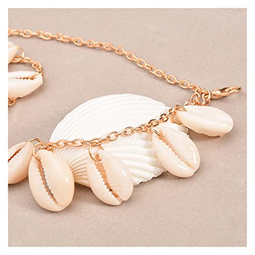 Accesorios para el cabello con borlas de concha sencillas de estilo étnico para vacaciones en la playa