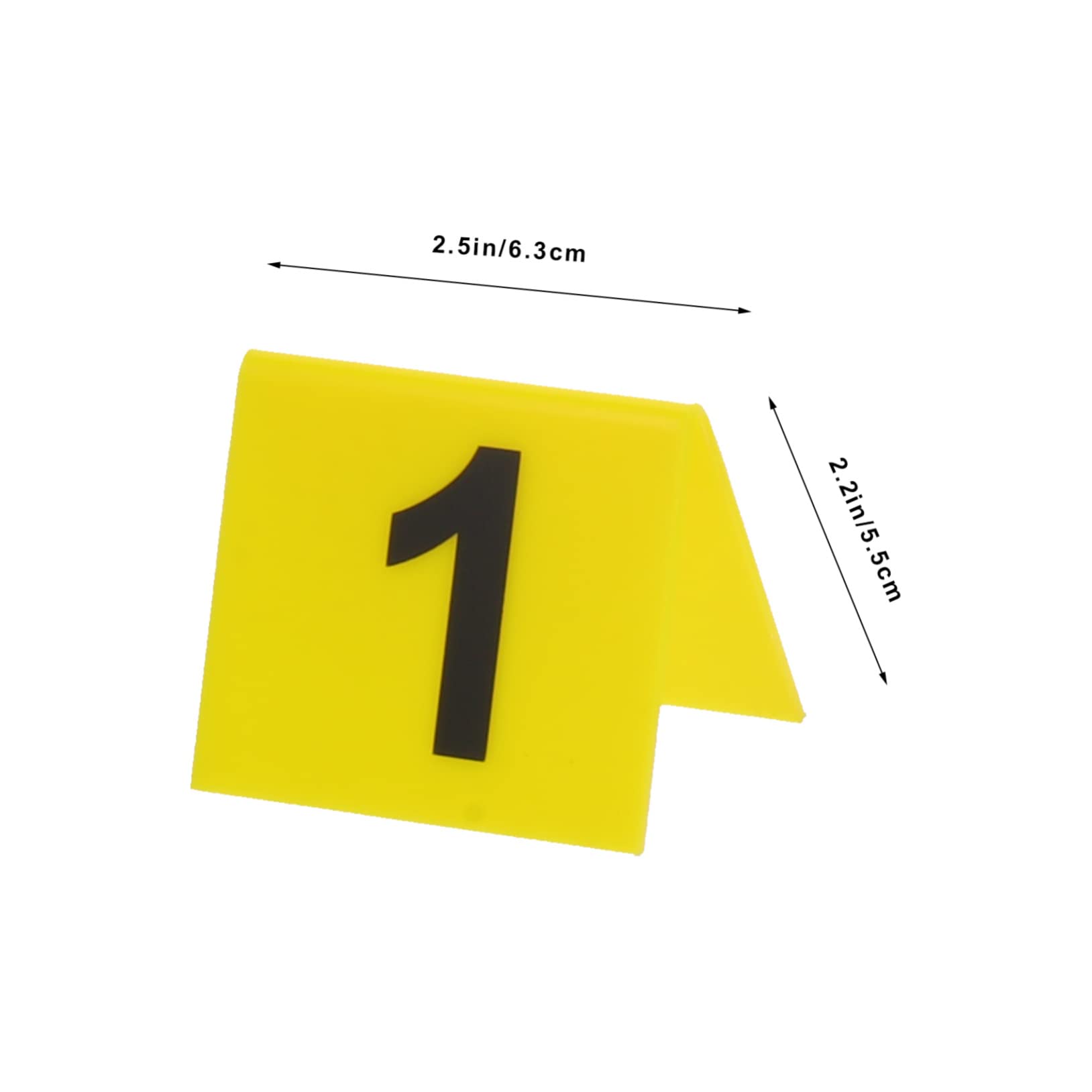 10Pièces Marqueurs Numériques Acrylique Réutilisables pour Restaurants Numéros de Table pour Événements Jeux et Fournitures de Fête Marqueurs de Table Pratiques