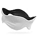 Marie Ernst Eye Mask Sleep Accessories, Comfortable Soft Travel Blindfold for Men and Women That Delivers A Tranquil Fully Restful Better Nights Sleep, Medium, White