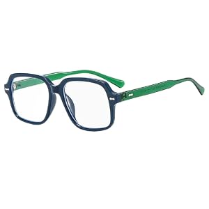 Square Frame Anti Blue Light Flat Mirror Retro Large Rice Nails Myopia Glasses Frame Mobile Phone Computer Glasses