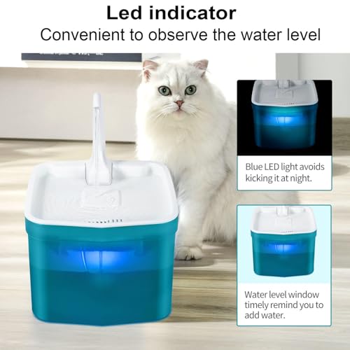 Fuente de agua para gatos ultra silenciosa 2L miniatura 2