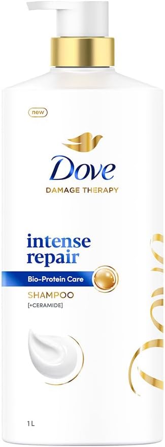 Intense Repair Shampoo 1 L|| Repairs Dry and Damaged|| Strengthening Shampoo for Smooth & Strong Hair - Mild for Men & Women