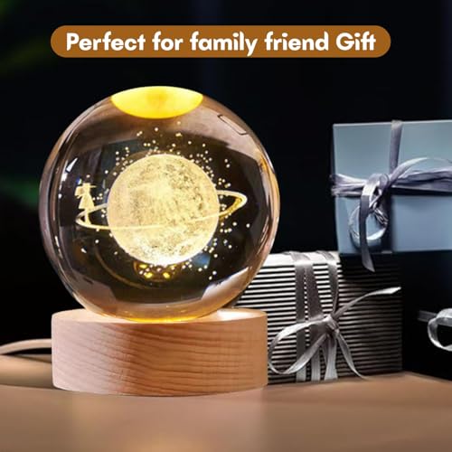 Image of One94Store 3D Acrylic LED Night Light - Warm White & Dream Girl Design with Durable Plastic Base, Decorative Table Lamp for Bedroom, Living Room, Kids Room, Study & Home Decor Gifting