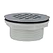 Jones Stephens, JS 2" No Caulk Shower Stall Drain with Plastic Body and Stainless Steel Strainer (101PNC) - D40101