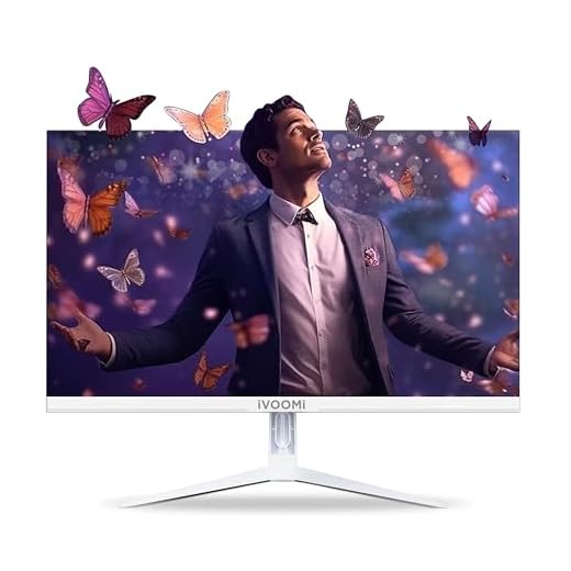 iVooMi 22 Inch (54.6 cm) Ultra Slim FLAT FHD Monitor for PC with 75Hz Refresh Rate, 1920 x 1080 Pixels, 16.7M Colors, Bezel Less Design, Flicker Free, Includes Wall Mount & HDMI Cable -1 Year Warranty