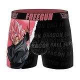 FREEGUN Boxer Homme Dragon Ball Super (XL, Black Goku DBS14)