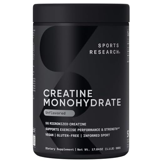 Sports Research Micronized Creatine Monohydrate Powder
