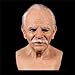 Realistic Masks For Adults Human Face Old Men Realistic Silicone Mask Realistic Grandpa Masks for Halloween (Beige)