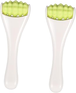 FRCOLOR 2 Pçs Bastão De Massagem De Rolo Facial Ferramentas De Massagem De Rolo Ferramenta Massageador De Olhos Rolo De Portátil Ferramenta De Massagem Facial Creme Para Os Olhos