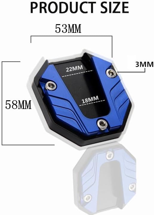 Extension de béquille pour Piaggio XEvo 250 sol instable