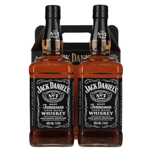 Jack Daniel's Tennesse Whiskey TWINPACK 40% Vol. 2x1l in Giftbox