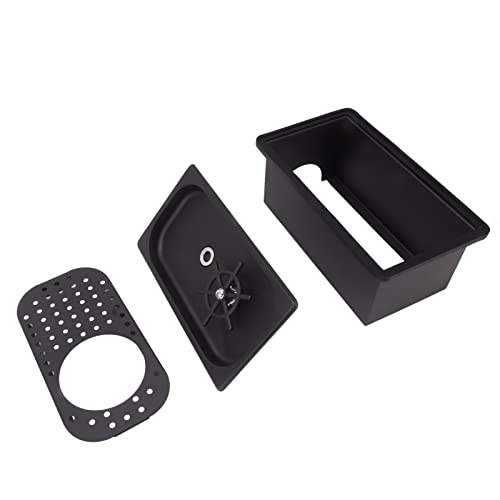 Pitcher Rinser, Water Automatic High Pressure Stainless Steel Glass Cup Washer for Bar (Large)