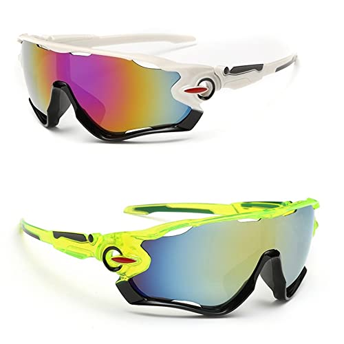 Óculos Bike Ciclismo Esportivo Corrida Uv400 Kit 2 Unidades