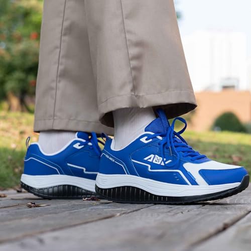 Image of Walking Shoes for Men Arch Support Plantar Fasciitis Shoes Orthotic Tennis Sneakers for Foot Pain Relief