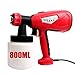 Produktbild CCLIFE 500W Farbsprühsystem Elektrische Farbspritzpistole Farbsprühpistole mit 2 Düsendurch 800ml mit 3 Sprühmustern