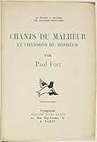  Chants du malheur et chansons du bonheur