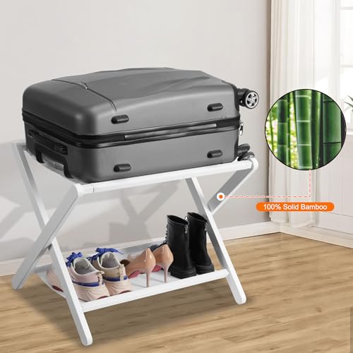 Heybly 888HLR010W1 Luggage Rack, Folding Suitcase Stand thumb #6