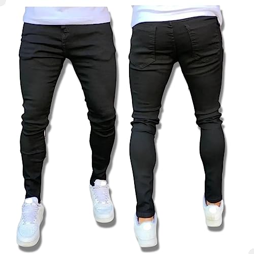 Calça Jeans Masculina Preta Skinny Premium (as2, numeric, numeric_38, numeric_39, regular, regular)