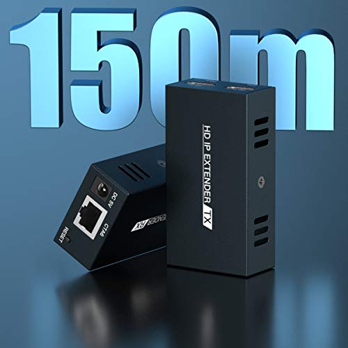 Ricevitore Extender HDMI da uno a molti via IP/TCP fino a 150 m, attraverso Cat5e/6/7, trasmissione via Switch Ethernet, video Full HD 1080P a 60Hz con loop-out