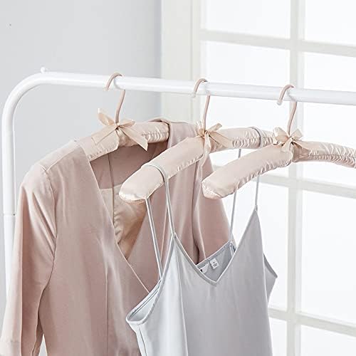 Coat Hanger Wardrobe Clothes Hanger Satin Cloth Sponge Dresses Hangers Coat Rack Sweaters Clothes Indoor Balcony Clothes Clothes Hanger (Color : 20pcs)