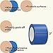 PackagingSuppliesByMail PSBM Blue Painters Tape, 3 Inch x 60 Yards, 4 Pack, Easy Tear Design Blue Tape for Multi-Surface Use [5.7 Mil]
