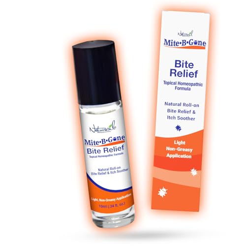 Mite-B-Gone Insect Bite Relief Roll-On for Itching, Made in USA - 10 mL