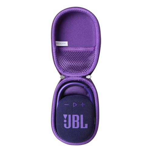 Housse de transport pour JBL Clip 5 violet - Étui rigide pour rando
